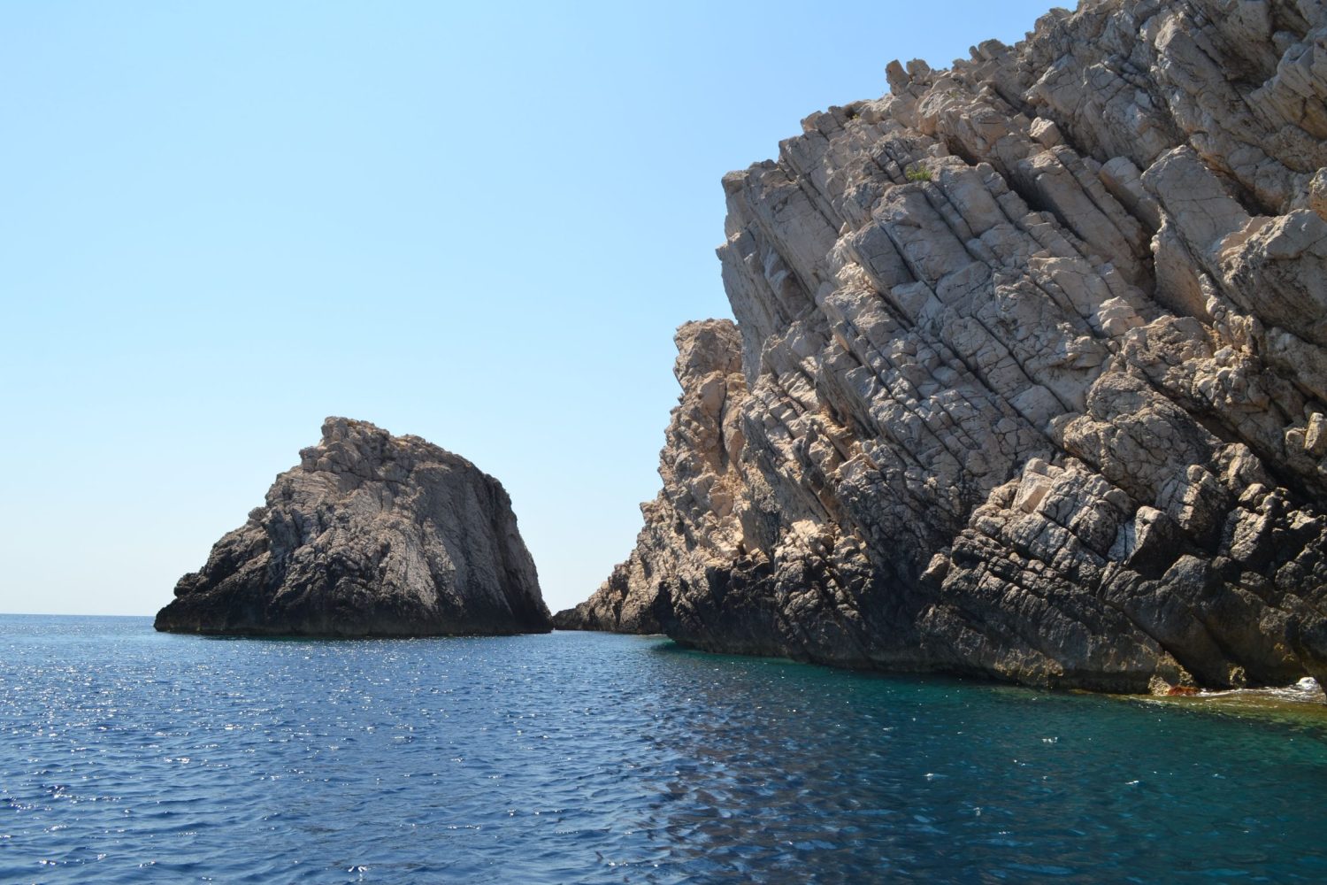 Magnificent rocks on Adriatic coast